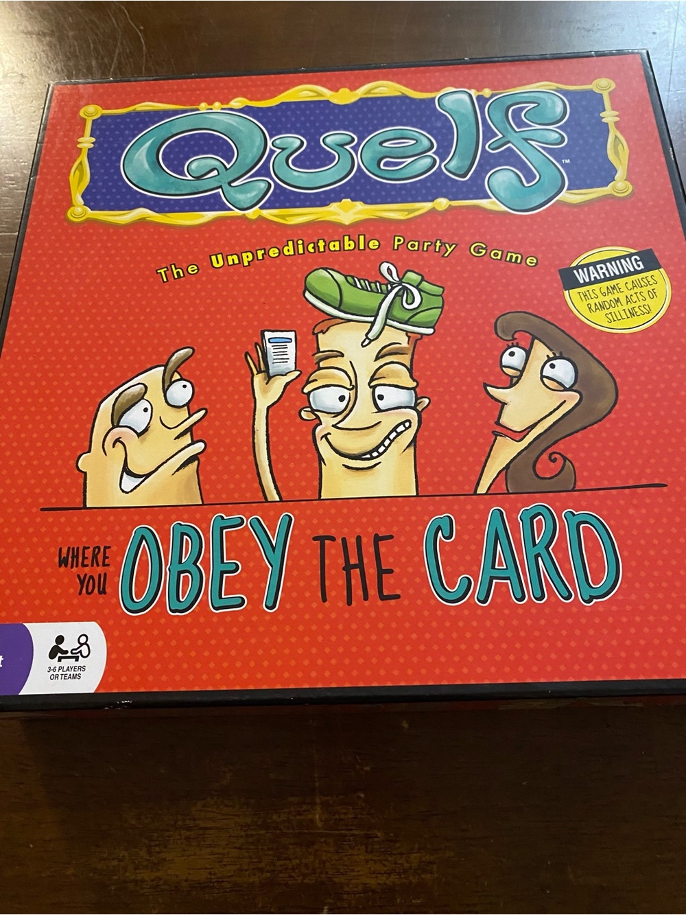 Quelf Party Game - Red Box